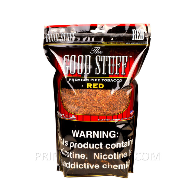 Good Stuff Full Flavor (Red) Pipe Tobacco 16 oz. / 1 Lb Pack