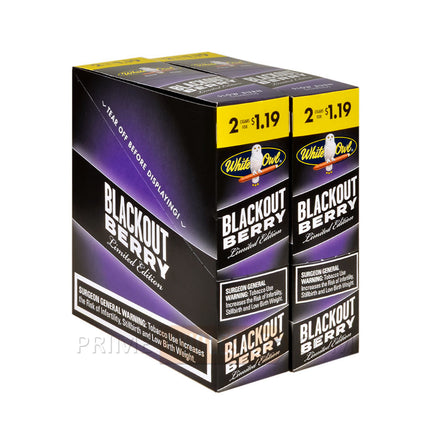 White Owl Blackout Berry Cigarillos 1.19 Pre-Priced 30 Packs of 2