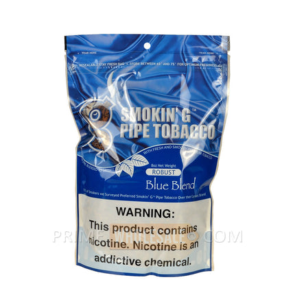 Smokin G Pipe Tobacco Robust Blue Blend 8 oz. Pack
