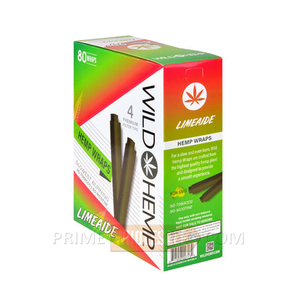 Wild Hemp Limeaid Pre-Rolled Filter Wraps 99c Pre-Priced 20 Pouches of 4