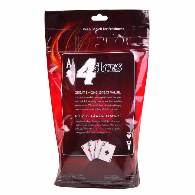 4 Aces Pipe Tobacco Regular (Red) 16 oz. Pack