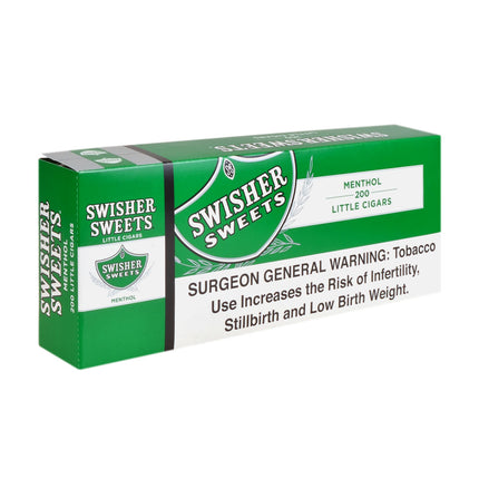 Swisher Sweets Menthol Little Cigars 100mm 10 Packs of 20