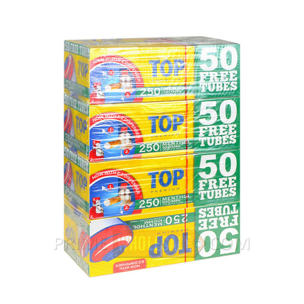 Top Premium Filter Tubes 100 mm Menthol 4 Cartons of 250