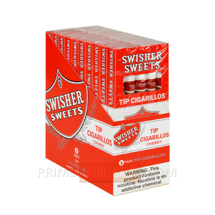 Swisher Sweets Cherry Tip Cigarillos 10 Packs of 5