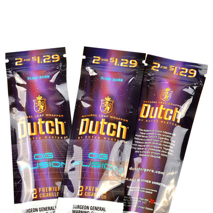 Dutch Masters Foil OG Fusion 1.29 Pre-Priced Cigarillos 30 Packs of 2