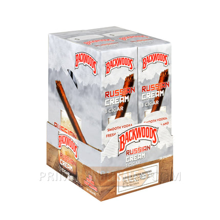 Backwoods Singles Russian Cream Cigars Pack of 24