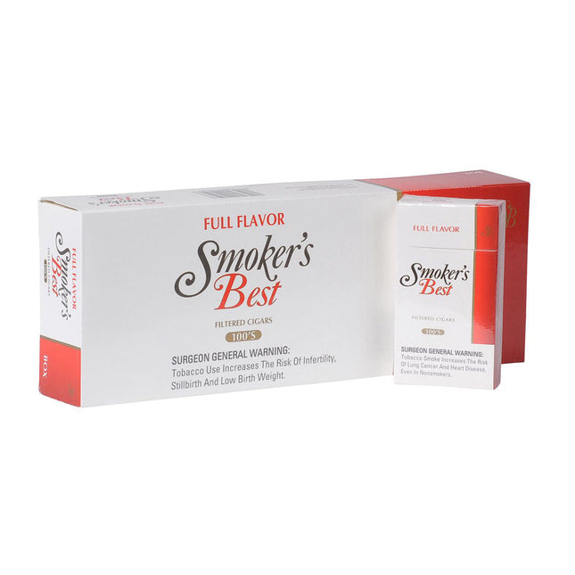 Smoker's Best Full Flavor Filtered Cigars 10 Packs of 20 1