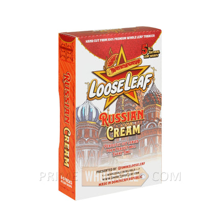 Loose Leaf Russian Cream Wraps 8 Packs of 5