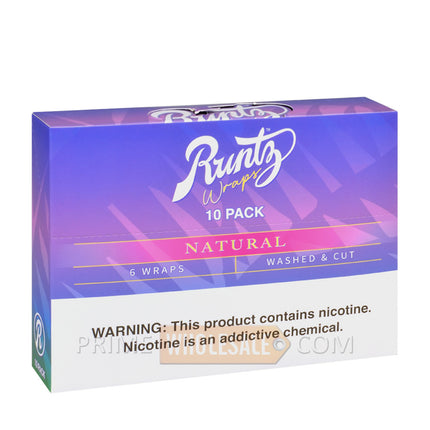 Runtz Natural Wraps 10 Pack of 6