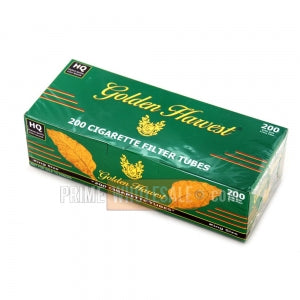 Golden Harvest Filter Tubes King Size Menthol 5 Cartons of 200