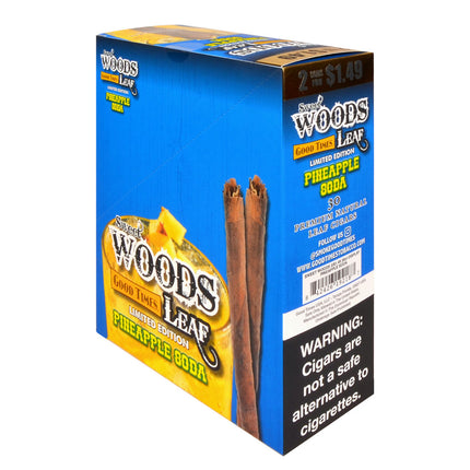 Good Times Sweet Woods Leaf Cigars Pineapple Soda 1.49 Pre-Priced 15 Packs of 2