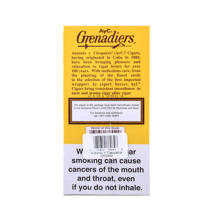 AyC Grenadiers Dark Cigars 2 Pack Special 10 Packs Of 6 3