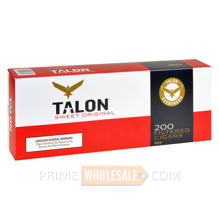 Talon Sweet Original Filtered Cigars 10 Packs of 20