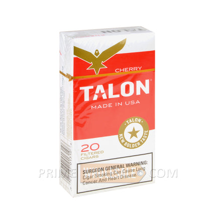 Talon Cherry Filtered Cigars 10 Packs of 20