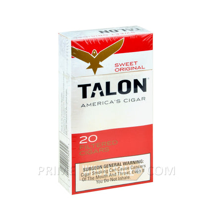 Talon Sweet Original Filtered Cigars 10 Packs of 20