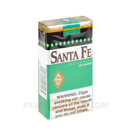 Santa Fe Filtered Cigars 10 Packs of 20 Menthol
