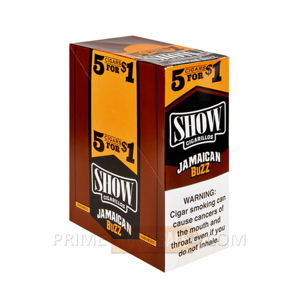 Show Cigarillos Jamaican Buzz Pre Priced 15 Packs of 5