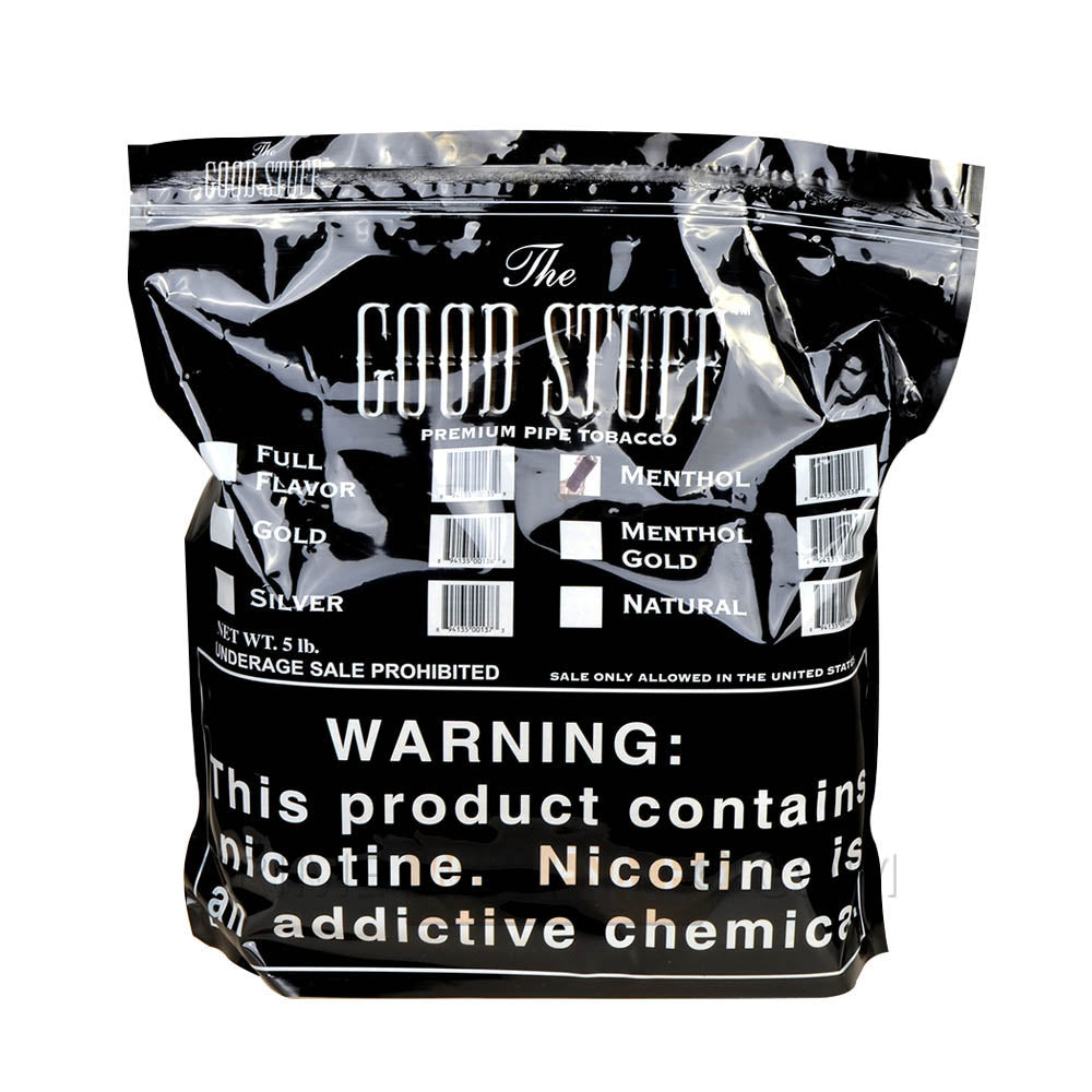 pound of menthol tobacco American Club Pipe Green (Menthol) The Good Stuff Menthol Gold