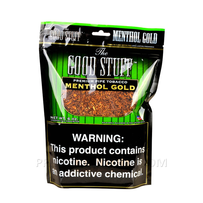 Good Stuff Menthol Gold Pipe Tobacco 