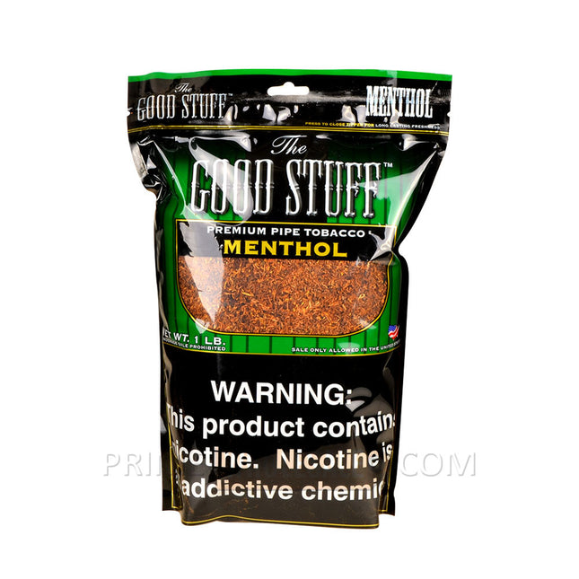 Good Stuff Menthol Pipe Tobacco 16 oz. / 1 Lb Pack