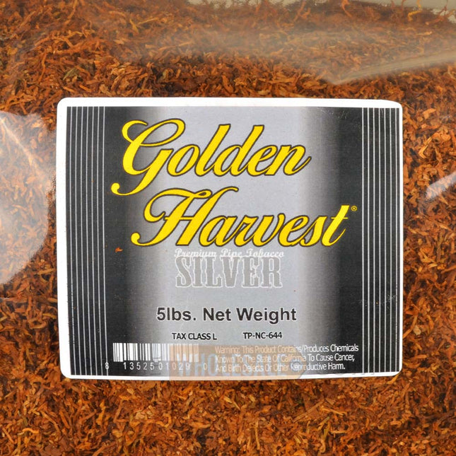 Golden Harvest Silver Blend Pipe Tobacco 5 Lb. Pack