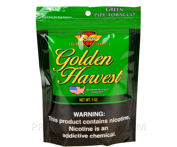Golden Harvest Mint Blend Pipe Tobacco 1 oz. Pack