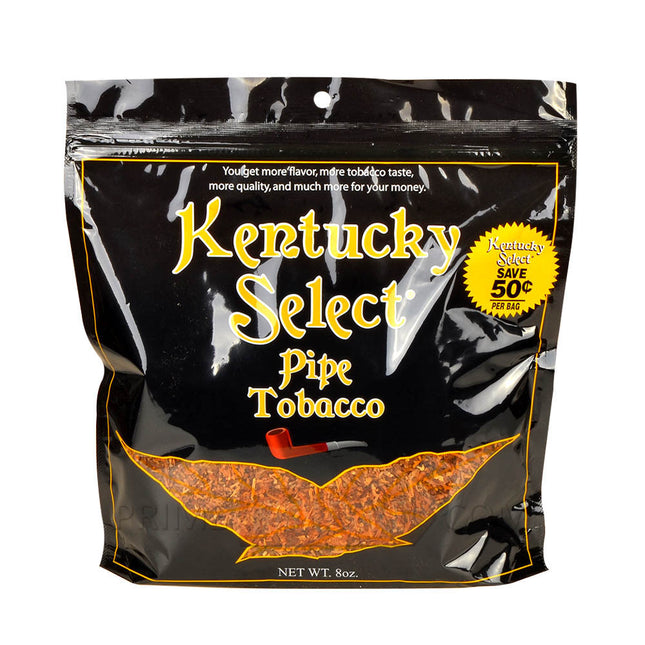 kentucky select tobacco free shipping Black Pipe 16 oz. Bag Kentucky Select Full Flavor Red