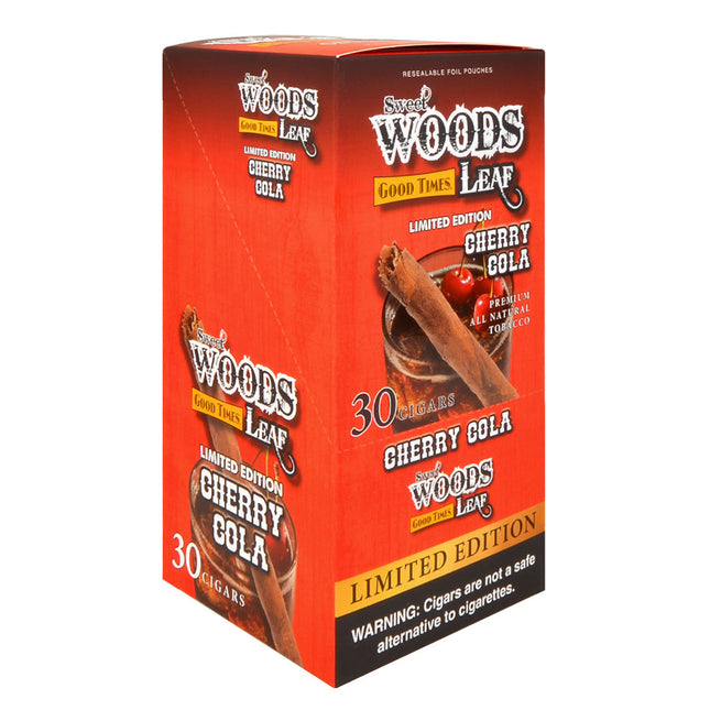 Good Times 6 packs of 5 Sweet Woods Leaf Cherry Cola Cigarillos