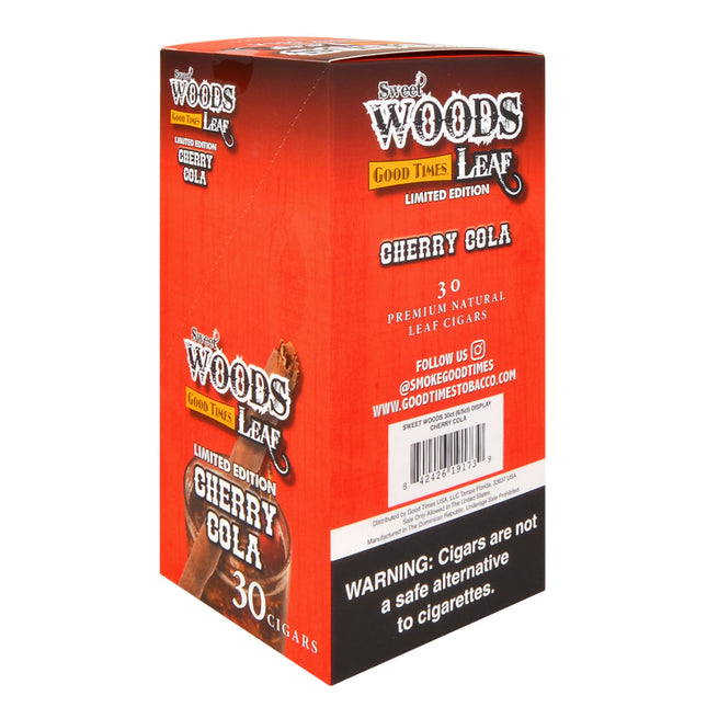 Good Times 6 packs of 5 Sweet Woods Leaf Cherry Cola Cigarillos