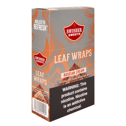 Swisher Sweets Leaf Wraps Russian Cream $2.99, 10 packs of 3