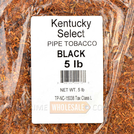 Kentucky Select Turkish Black Pipe Tobacco 5 Lb. Pack