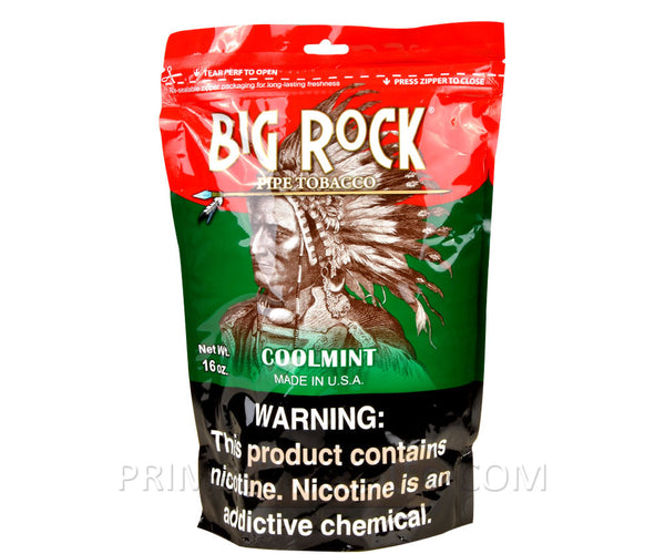 rocks tobacco Big Rock Cool Mint Pipe Tobacco 16 oz. Pack