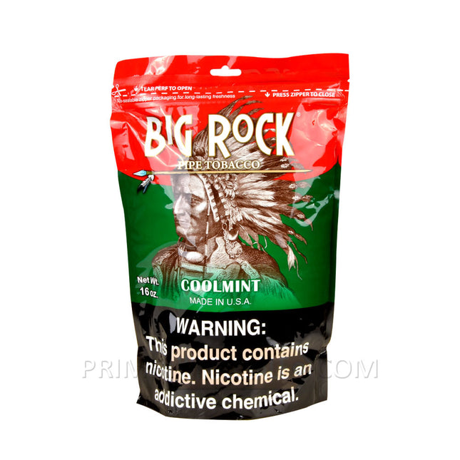 Big Rock Cool Mint Pipe Tobacco 16 oz. Pack