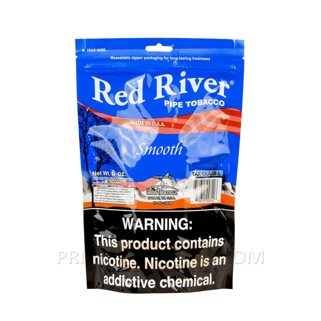 red river tobacco bag (Regular Red) Pipe -1lb Red River Pipe Tobacco 16oz