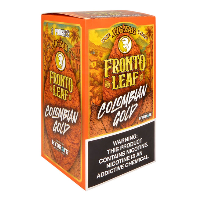 Zig-Zag Fronto Whole Leaf Wraps Colombian Gold, 8 packs of 1