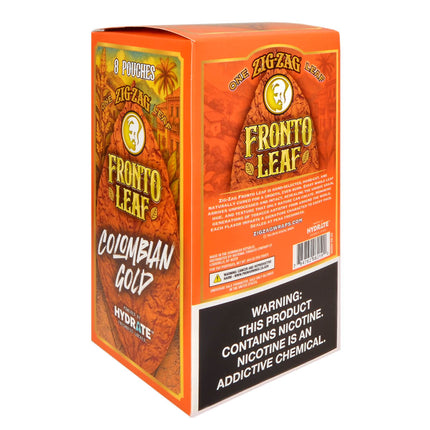 Zig-Zag Fronto Whole Leaf Wraps Colombian Gold, 8 packs of 1
