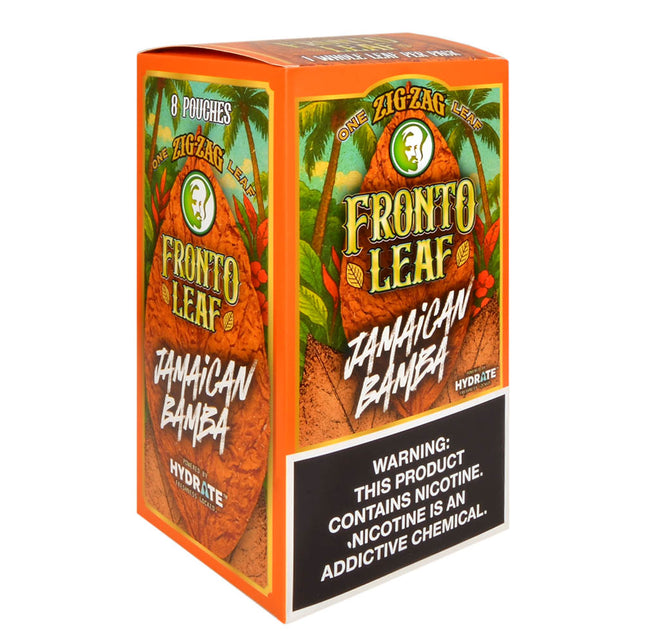 Zig-Zag Fronto Whole Leaf Wraps Jamaican Bamba, 8 packs of 1