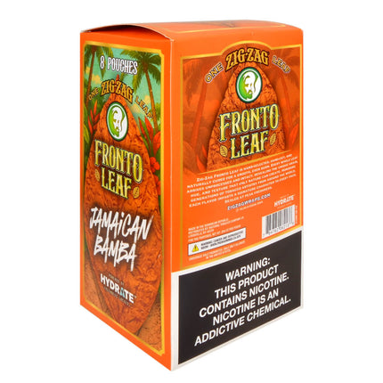 Zig-Zag Fronto Whole Leaf Wraps Jamaican Bamba, 8 packs of 1