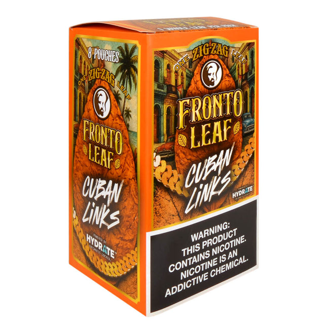 Zig-Zag Fronto Whole Leaf Wraps Cuban Links, 8 packs of 1