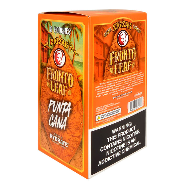 Zig-Zag Fronto Whole Leaf Wraps Punta Cana, 8 packs of 1