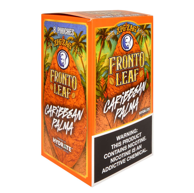 Zig-Zag Fronto Whole Leaf Wraps Caribbean Palma, 8 packs of 1