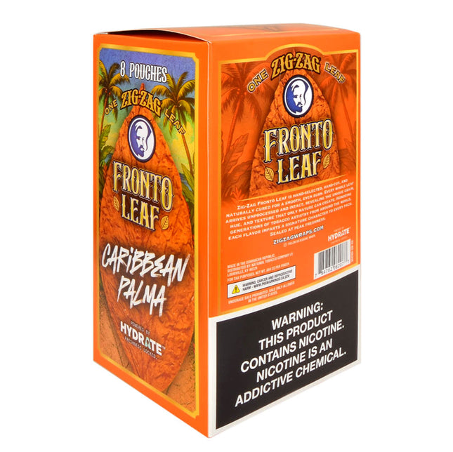 Zig-Zag Fronto Whole Leaf Wraps Caribbean Palma, 8 packs of 1