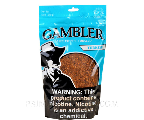 Gambler Pipe Tobacco Turkish 6 oz. Pack