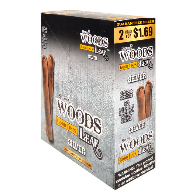 Good Times Sweet Woods Silver Cigarillos - 15 Pouches of 2