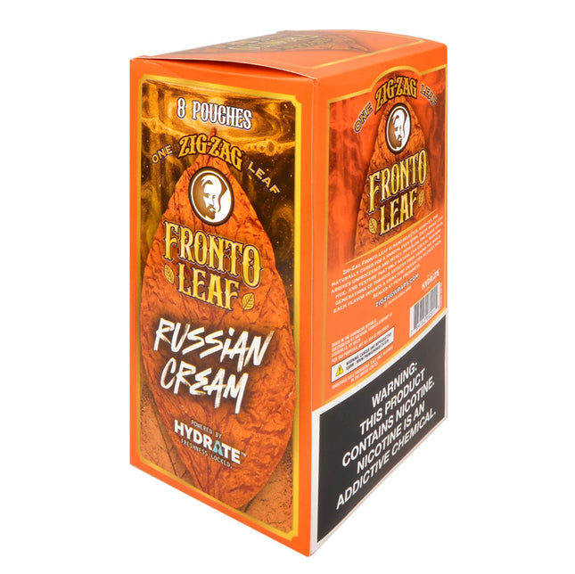 Zig-Zag Fronto Whole Leaf Wraps Russian Cream, 8 packs of 1
