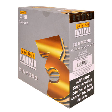 Good Times Mini Cigarillos 15 Packs of 3 Pre-Priced $1.19 Diamond