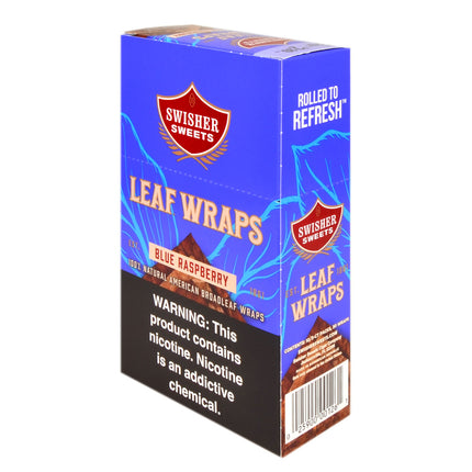 Swisher Sweets Leaf Wraps Blue Raspberry $2.99, 10 packs of 3