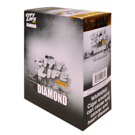 City Life Cigarillos 1.69 Pre-Priced 15 Packs of 5 Diamond
