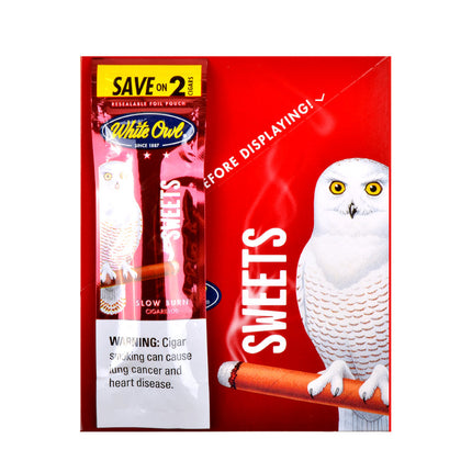 White Owl Cigarillos 30 Packs of 2 Cigars Sweets