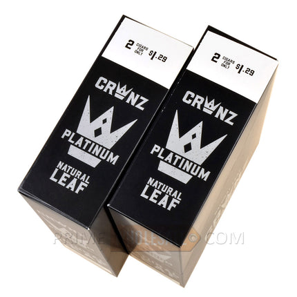 Crwnz Cigarillos 2 for 1.29 Pre-Priced 30 Packs of 2 Platinum